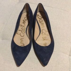 Sam Edelman Blue suede flats